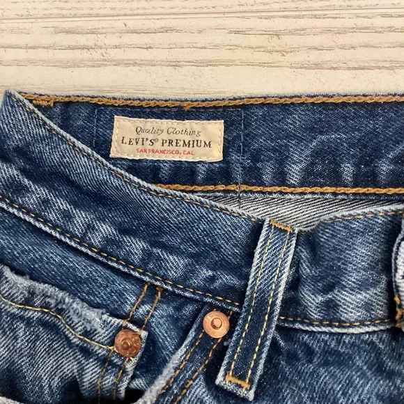 Levi’s 501 W27 Women’s High Rise Straight Leg Premium Jeans 12501-0400 - Picture 11 of 14